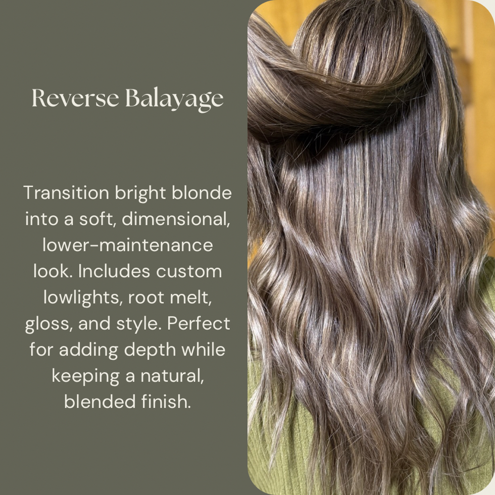 🤎 Reverse Balyage at Looks By Shania in Coal City, IL