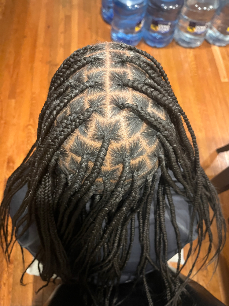 Small Knotless Braids