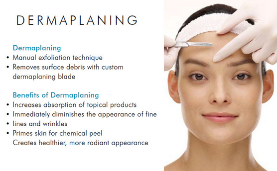 Gold Star Dermaplane Facial Combo