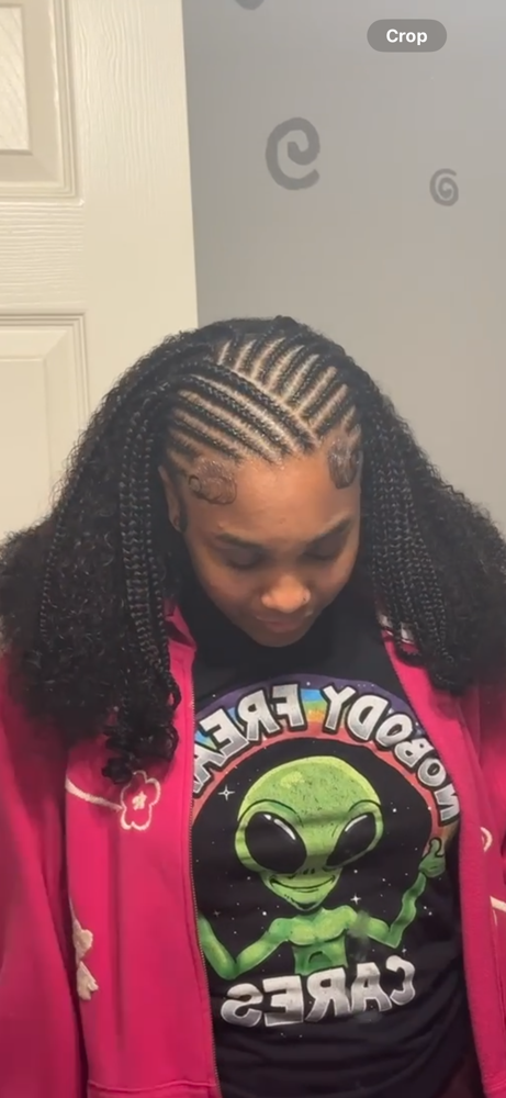 Fulani Braids (FRONT ONLY)