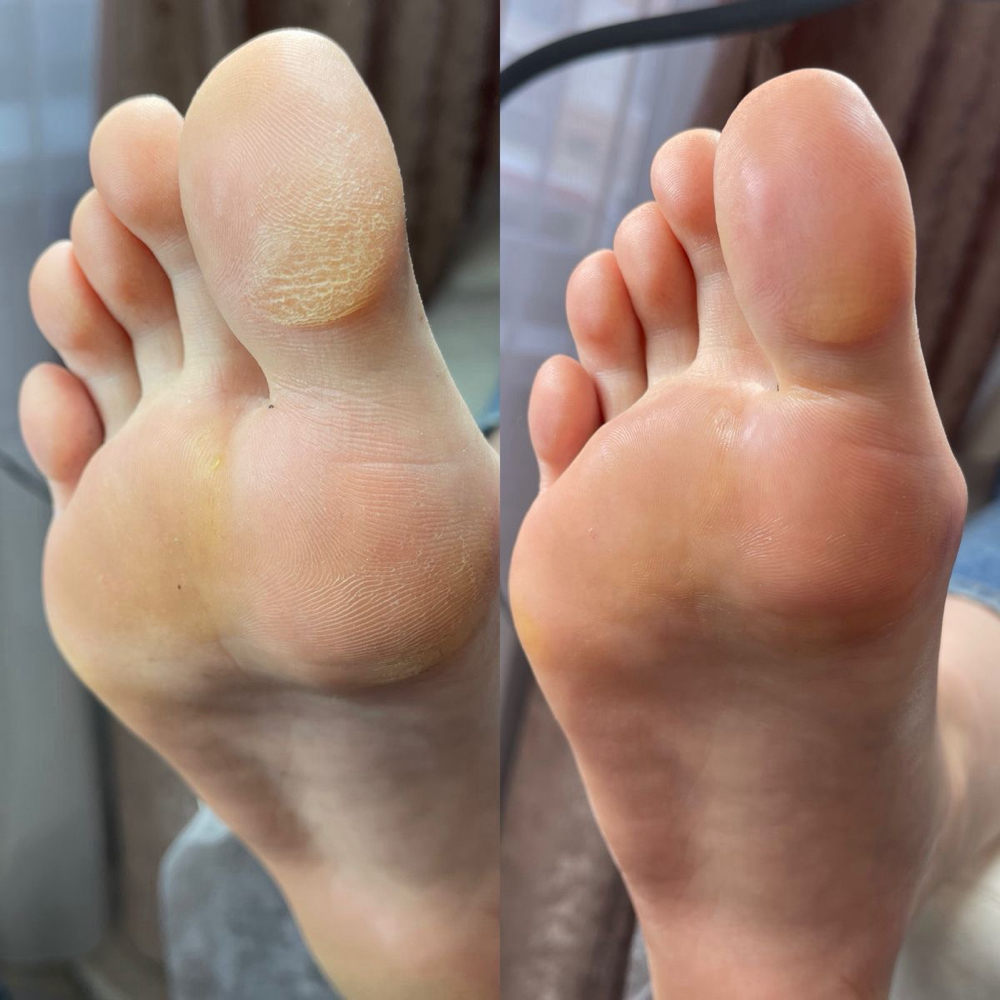 Pedicure foot care only, no polish at Julia Nails Florida in Orlando, FL