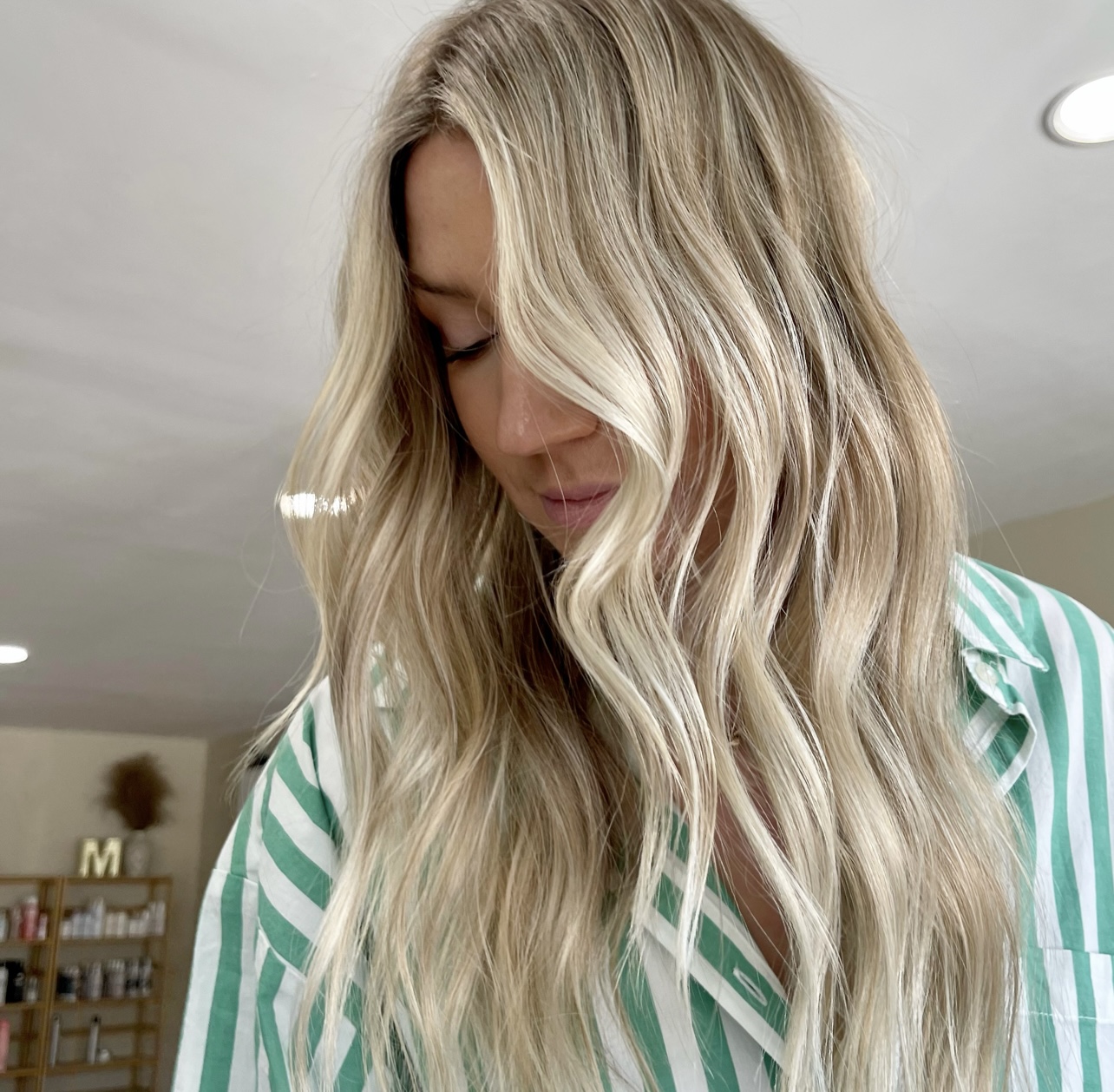 Partial Blonding & Cut