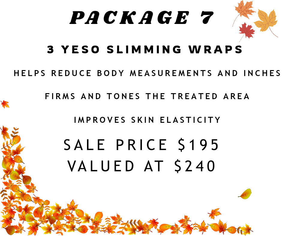 Package 7 3 Yeso Slimming Wraps