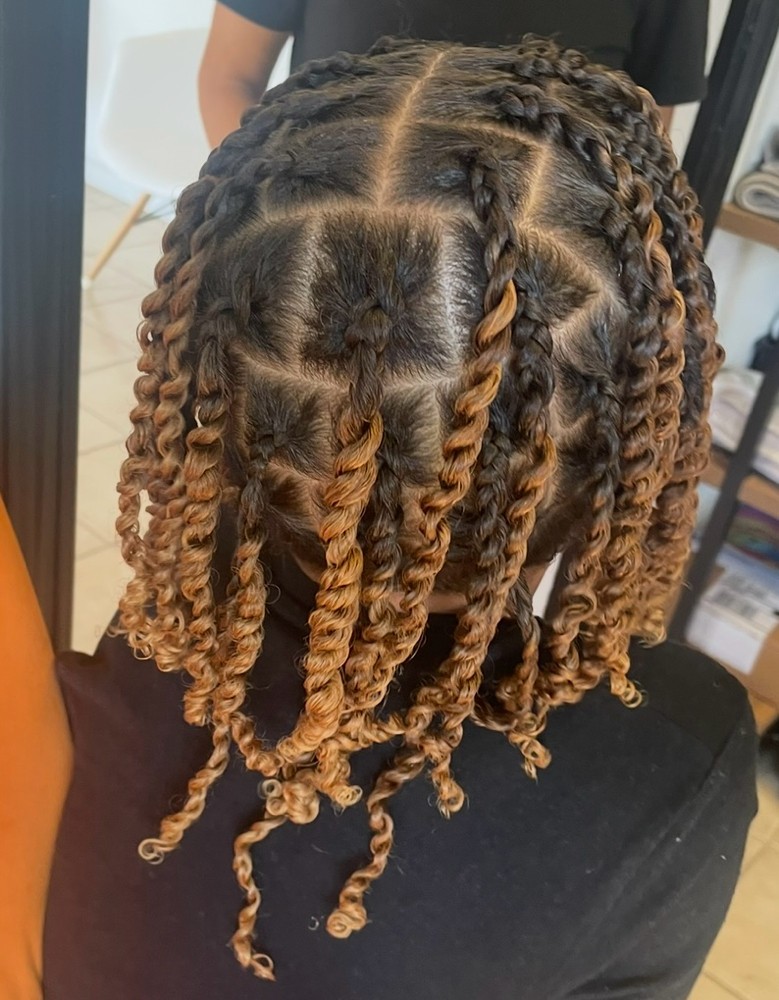 Large 2 Strand Twist w/stretch
