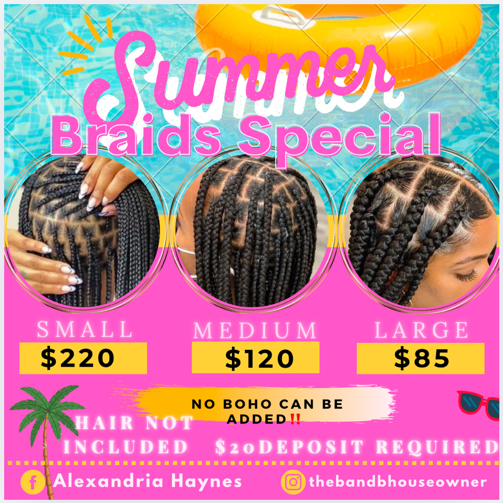 120 Medium Knotless Special