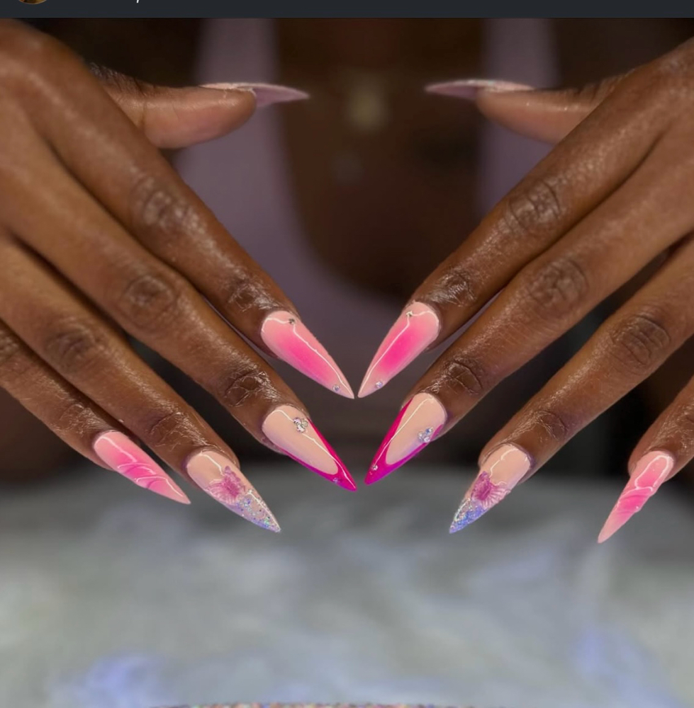 Long Gel-X Extensions at Nailz By Duna in Arnold, MO