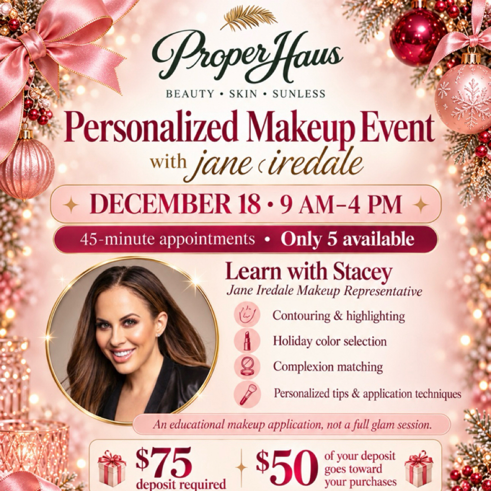 MAKEUP EVENT DEC. 18th! at Proper Haus in Gulf Breeze, FL