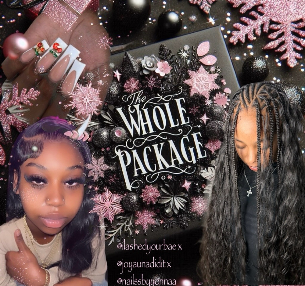 BADDIE BUNDLE (Hairxnailsxlashes)
