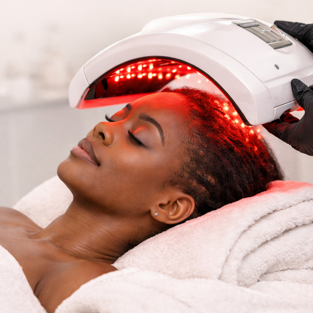 Infrared Growth Therapy Session at KK Beauty Suite in Westbury, NY