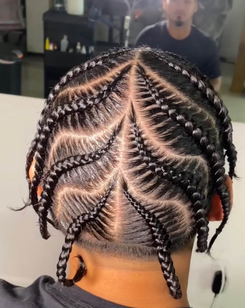 10 Braids (no hair added)