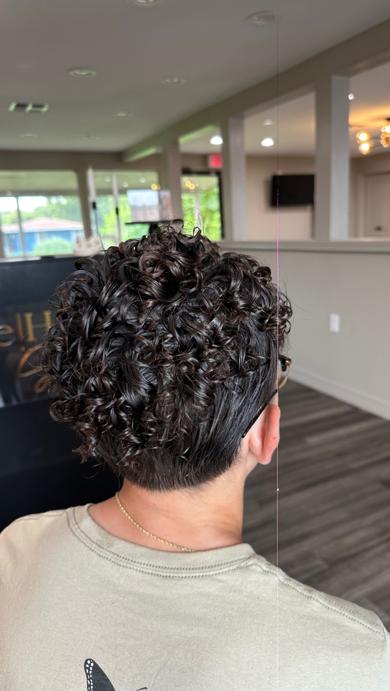Short Haired Perm at Jalysa Vela in Alice, TX