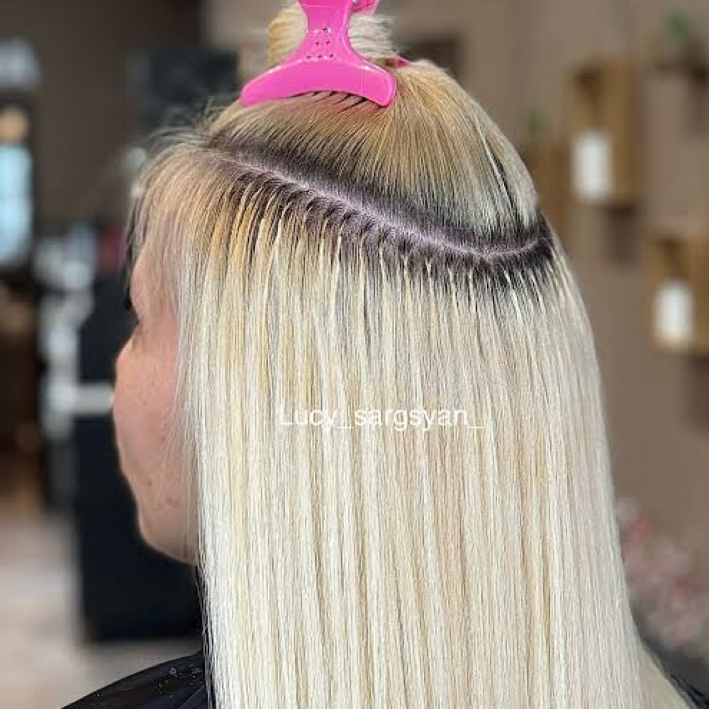 Ktips Extention Installation at Small Town Glam Salon & Spa in Bethel, OH