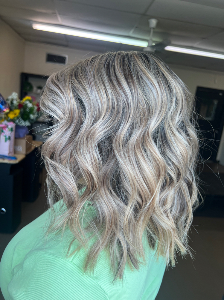 Heavy Blonding Highlights