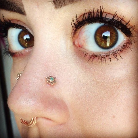 High Nostril Piercings (Paired)