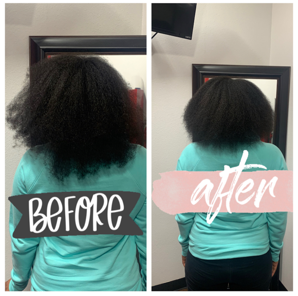 Curly Haircut for Type 4A–4C