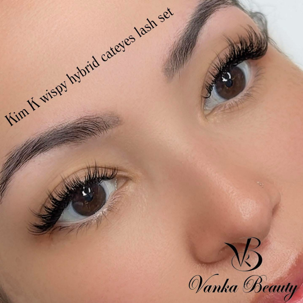 HYBRID KIM K WISPY FULL SET at Vanka Beauty in The Woodlands, TX