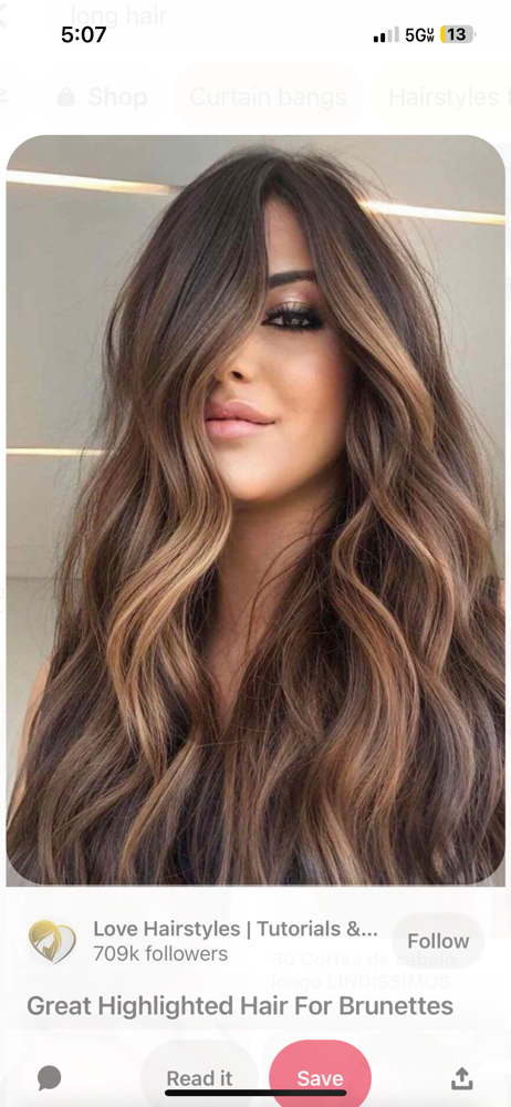 Womens Long Layered Hair Cut