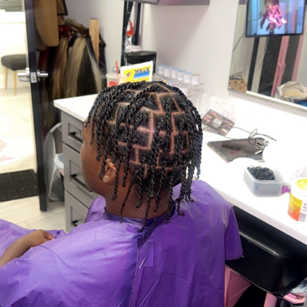 Individual Braids (Youth) at C&C Hair Collection in Palos Hills, IL