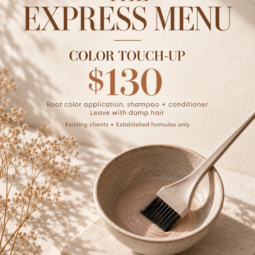 Express Color Touch Up | No Blowdry at Ciara Monet in Sarasota, FL