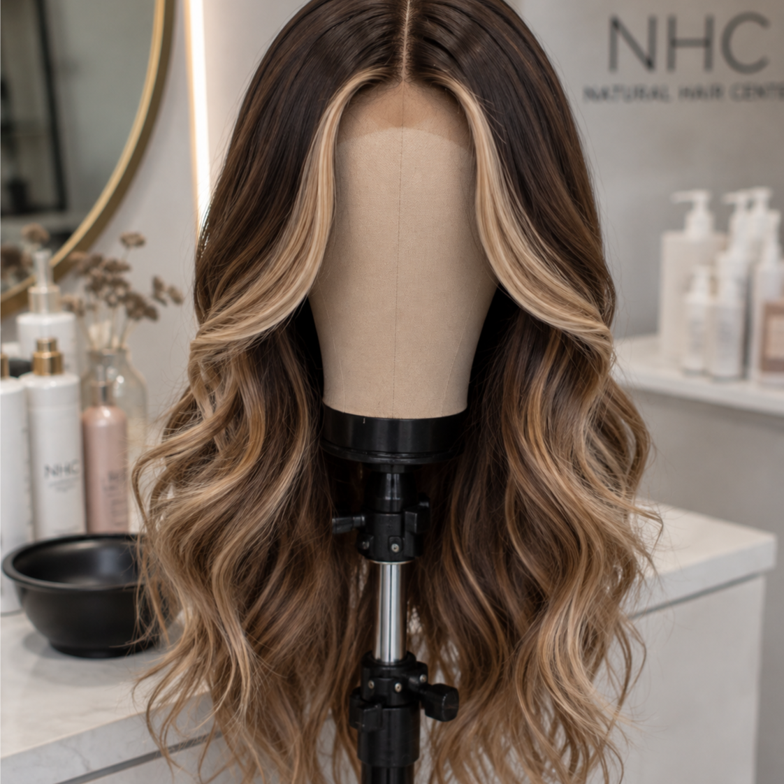 Wig Face Framing Cut at Natural Hair Center in Aventura, FL