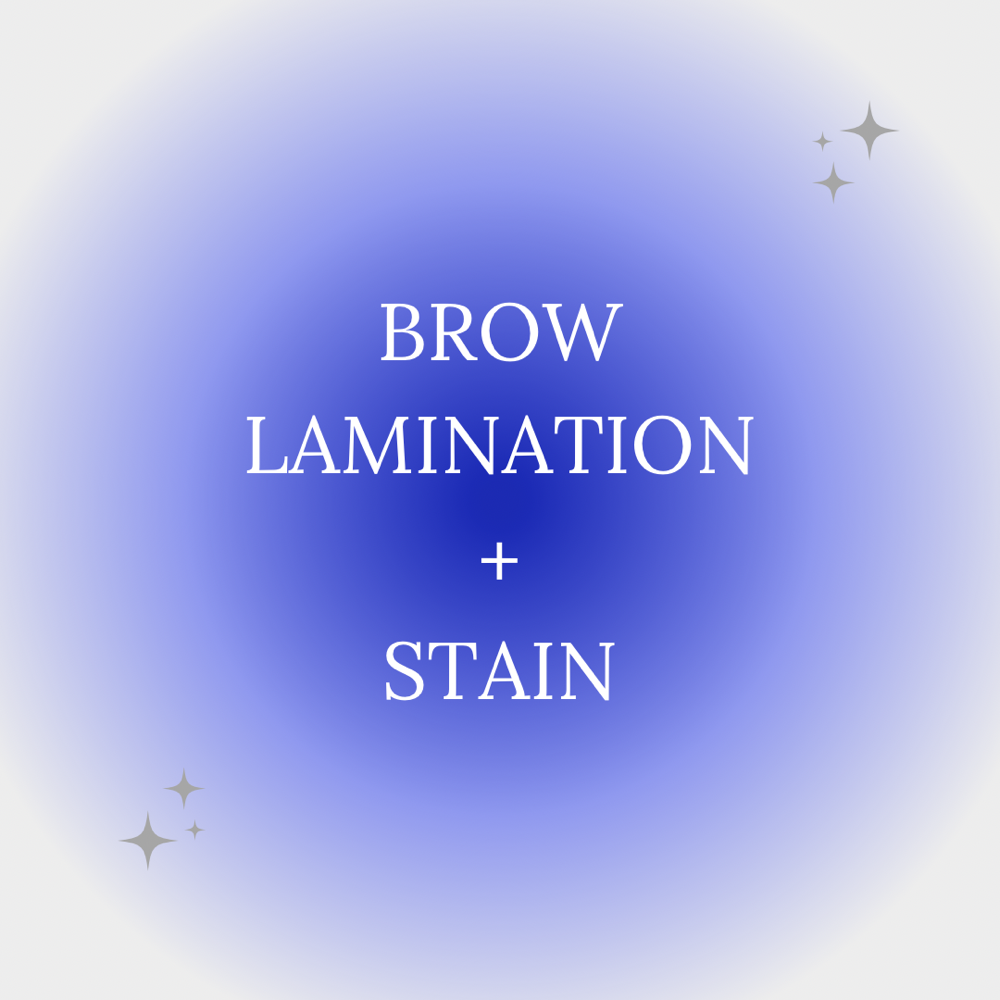 Brow Lamination + Stain