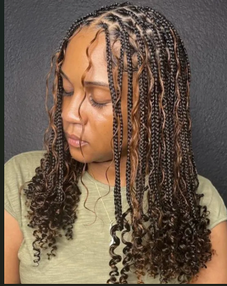 Small Boho Braids at Braid'd by Jenn in Durham, NC