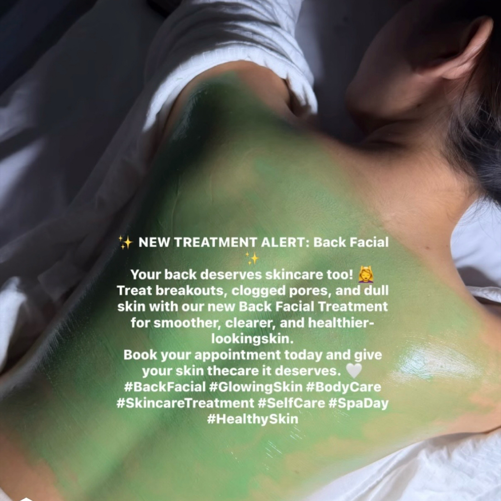 Back Facial Treatment at Ysabela Aesthetics in Buena Park, CA