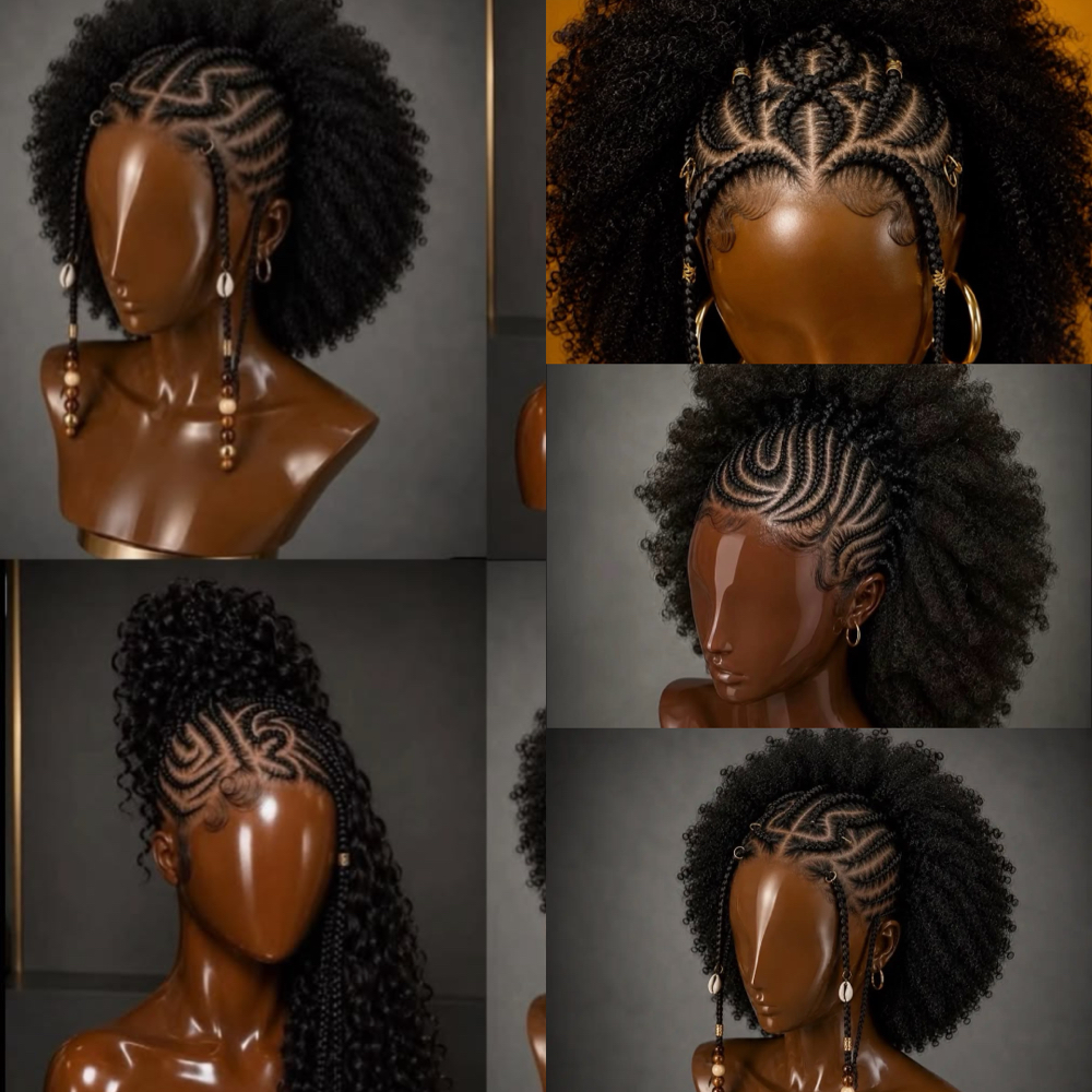 Freestyle Front Cornrows ( Natural) at Impeccable Beauty in Clarksville, TN