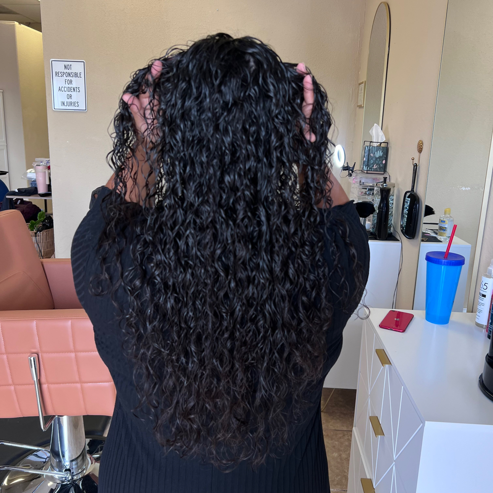 Extra Long Permanent Curls