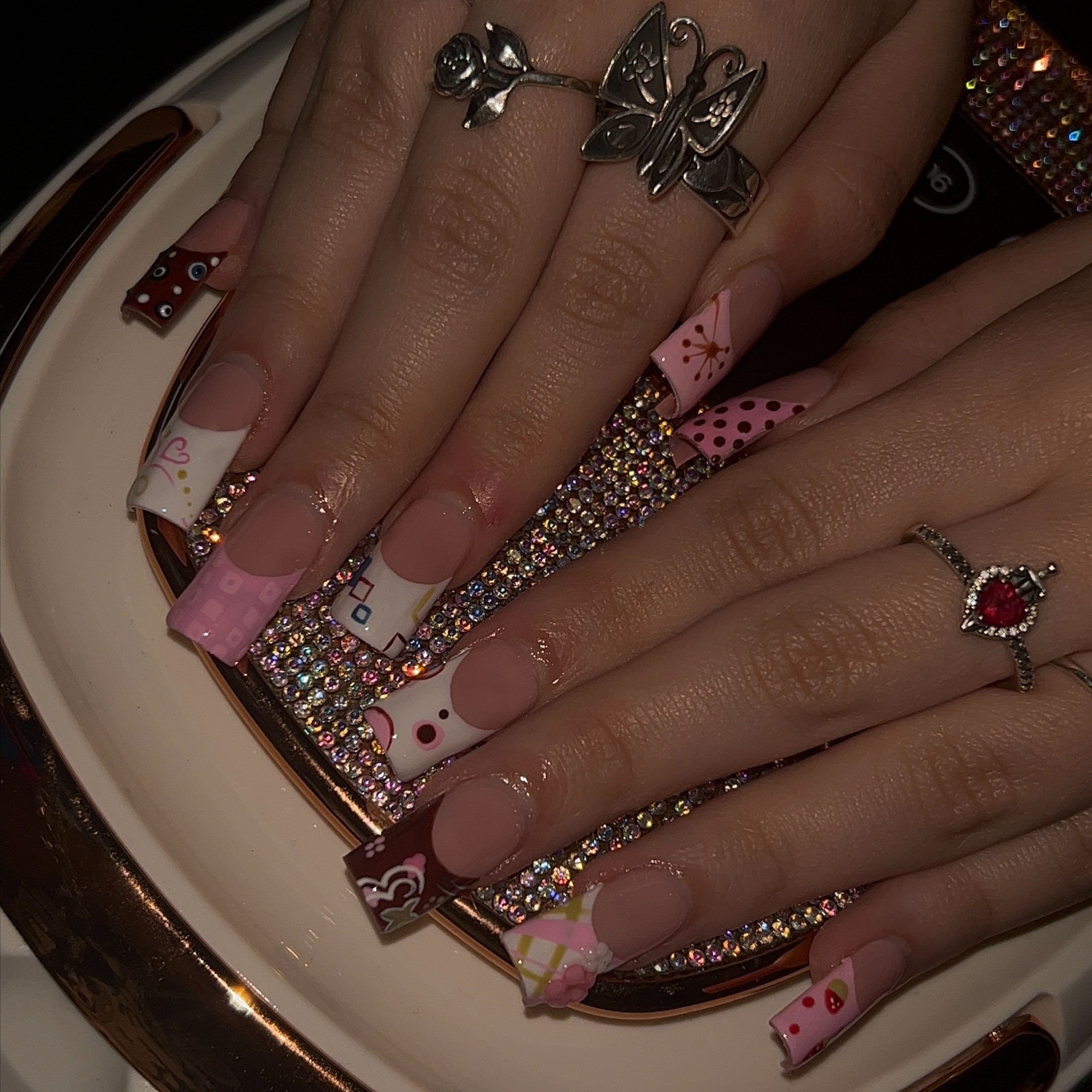 Large at nailsbymaricelaaa in San Antonio, TX