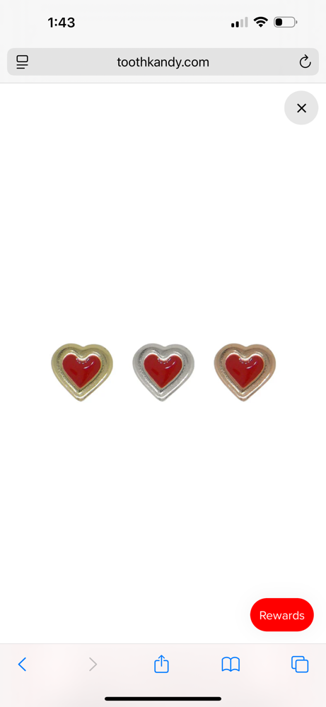 [KANDY PAINT] RED HEART GOLD-BEZEL™