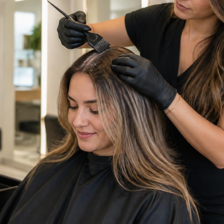 Root Retouch at Emerald Salon in Harrisonville, MO