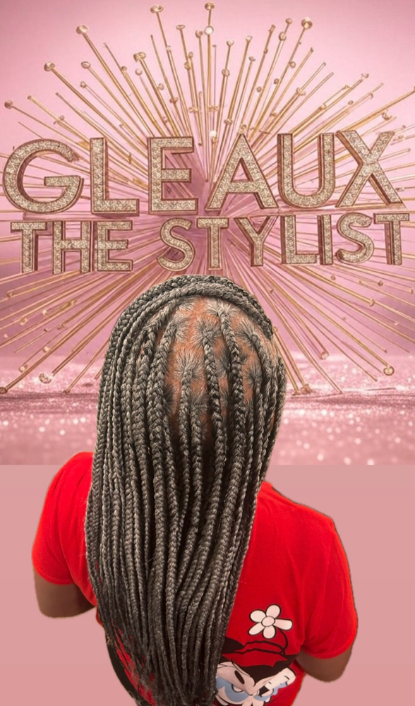 Medium Knotless Braids