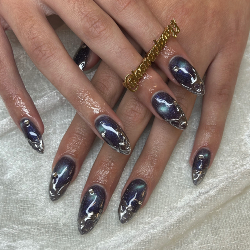 Gel X manicure at Leonaclawzz in San Jose, CA