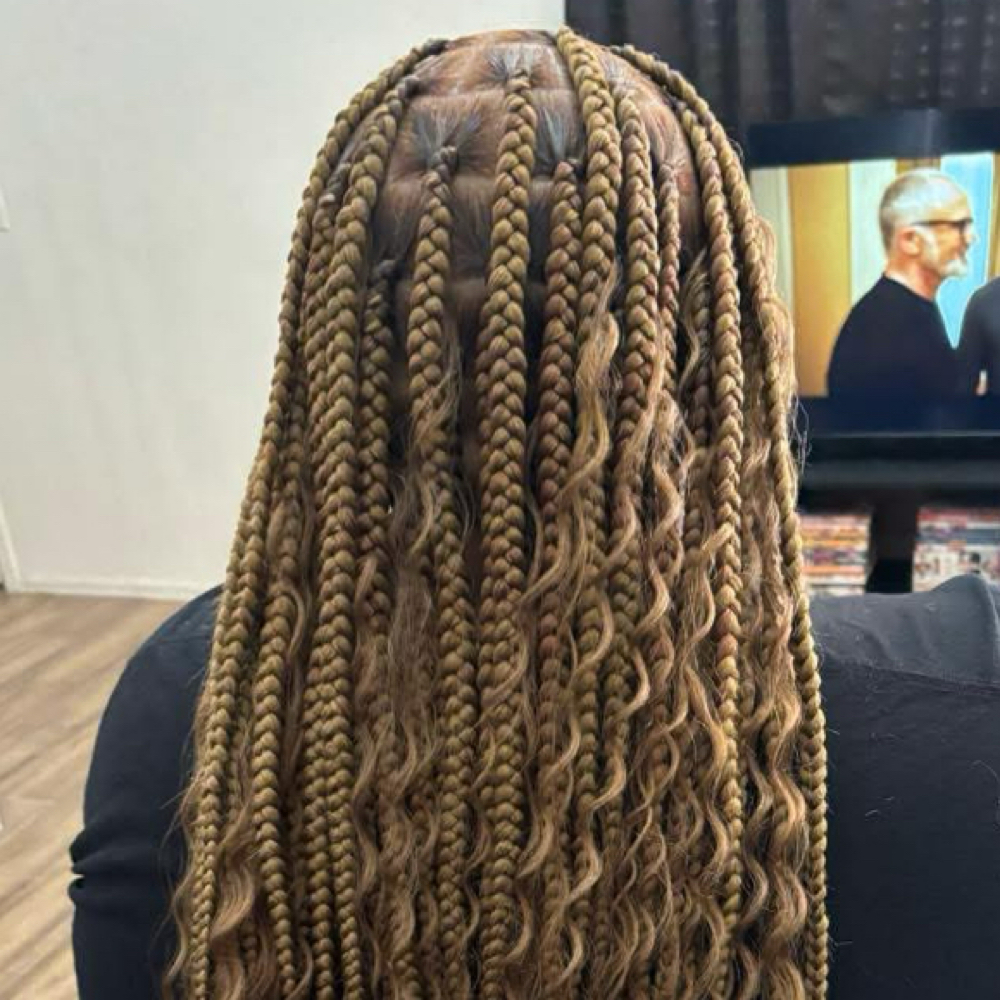 BOHO KNOTLESS BRAIDS LARGE at Glam239hairbraids in Naples, FL