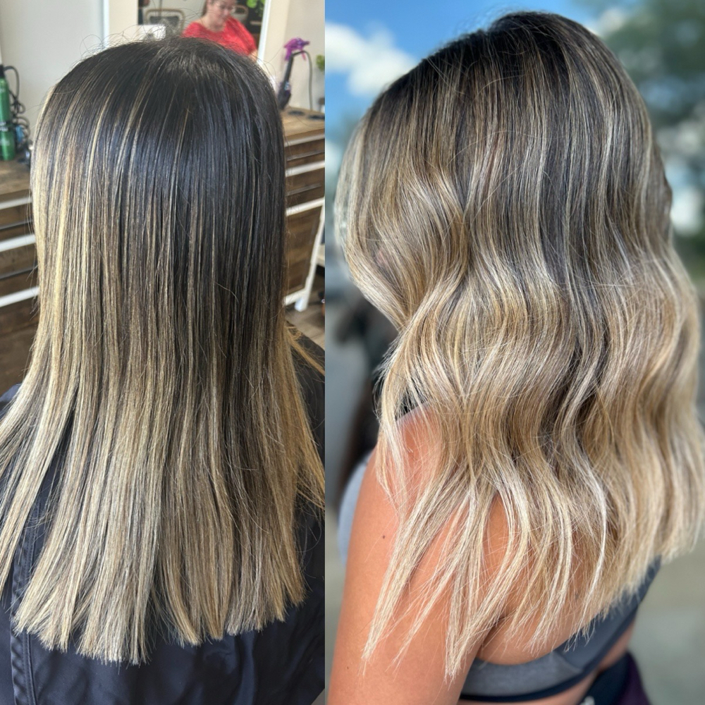 Custom Blonding Partial
