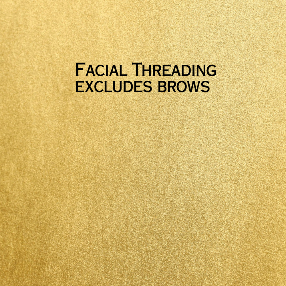 Facial Threading (exludes Brow)
