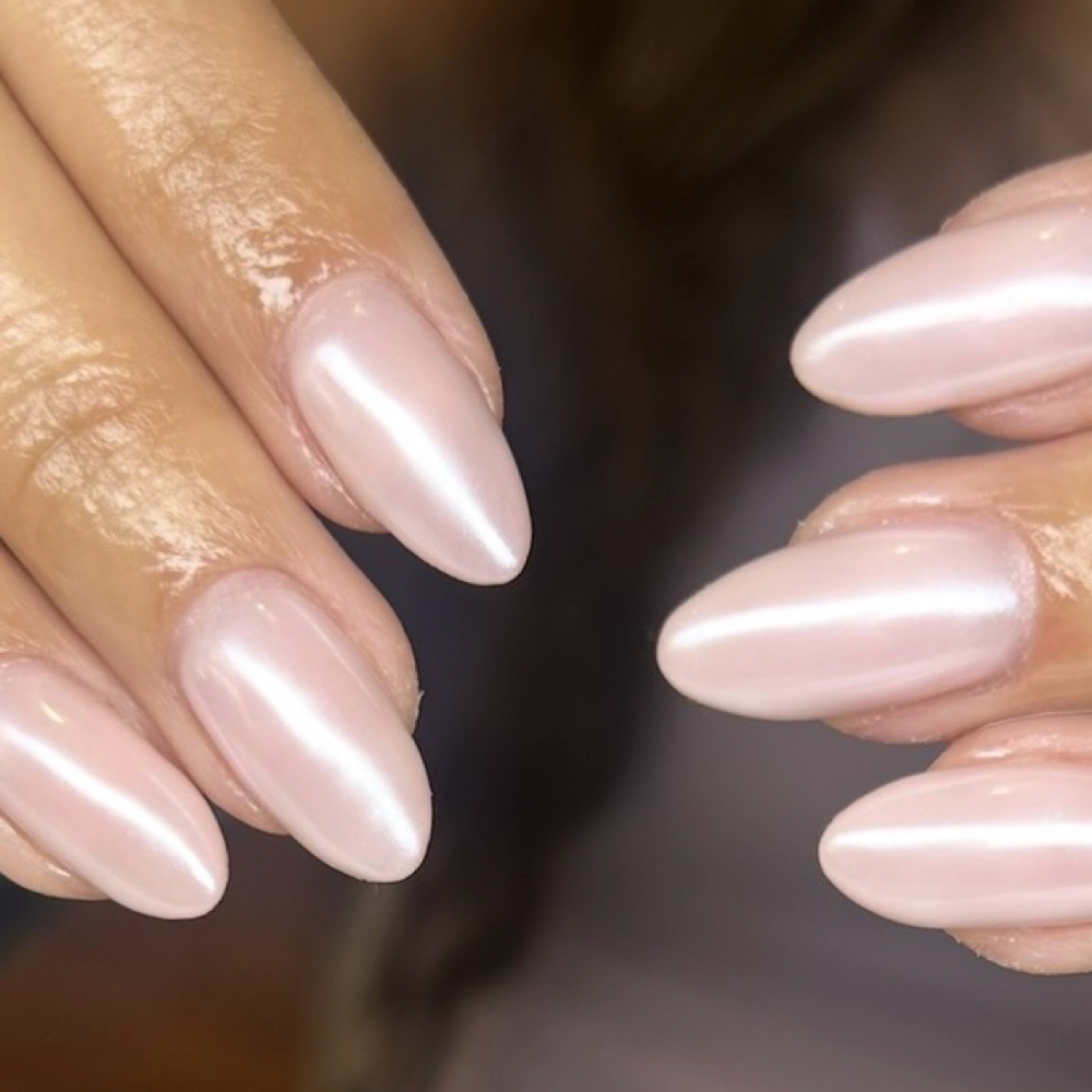 Acrylic Overlay On Natural Nails at Nails by Sandra in Tyler, TX