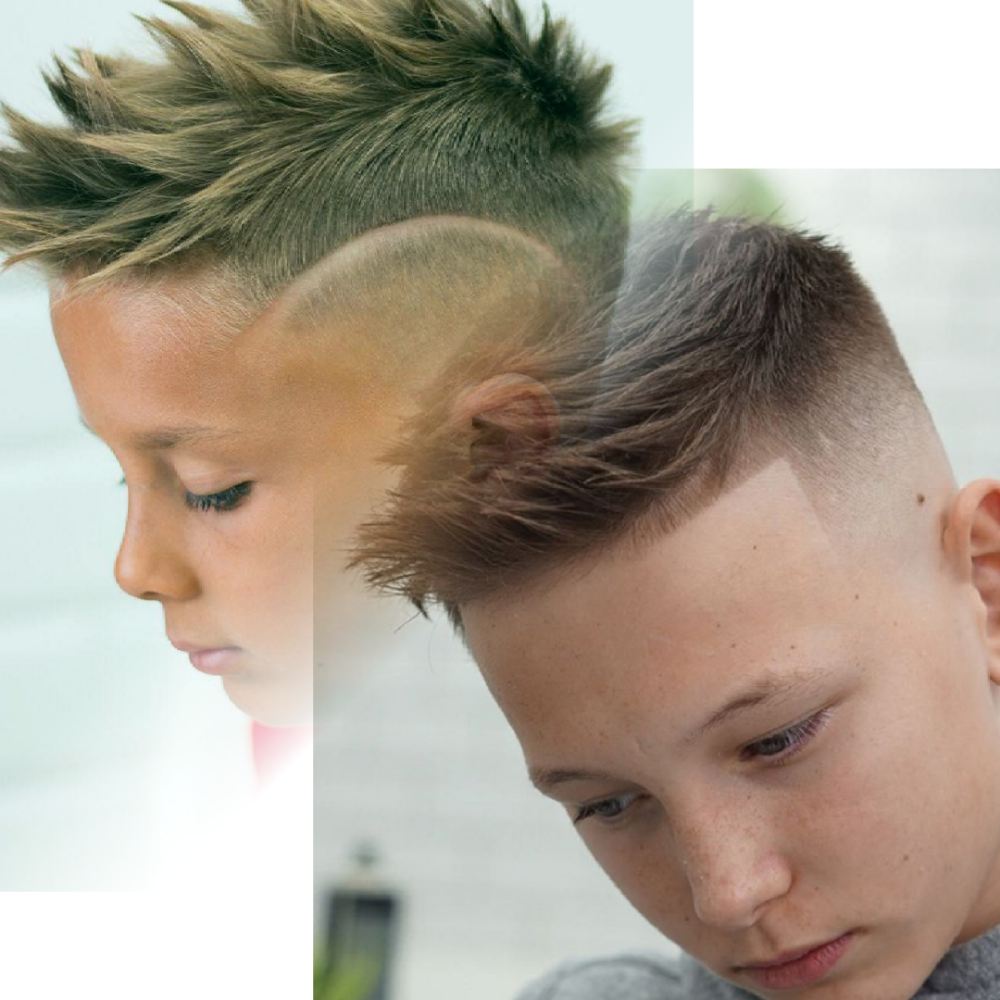 Boys Styled Haircut