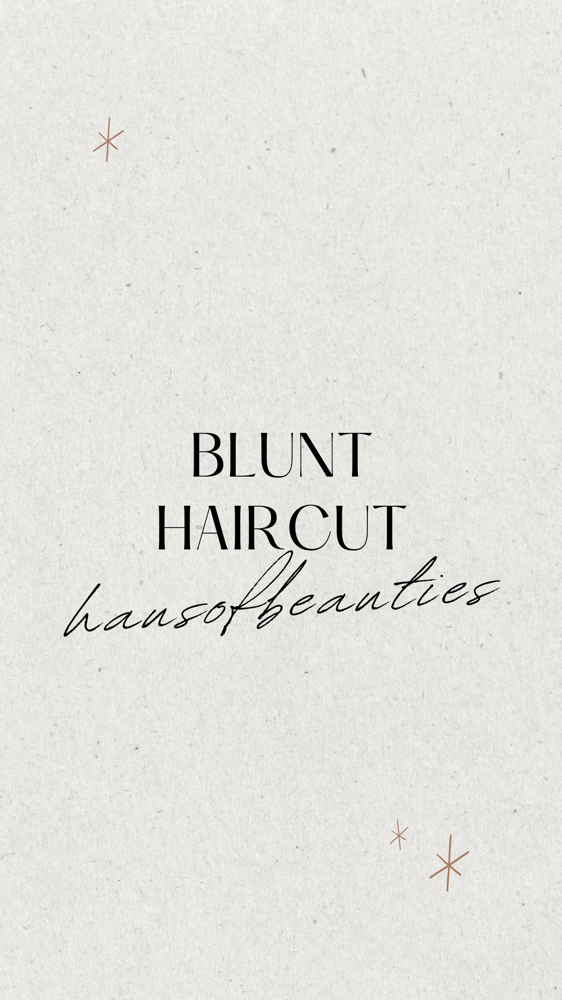 Blunt Cut