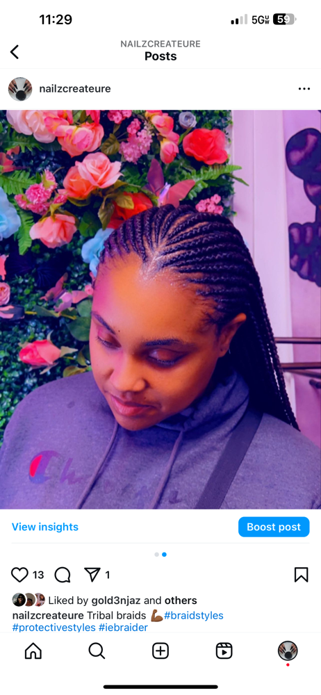 Individuals With Cornrow In Front at Hair N Nails By La in Loganville Ga, GA