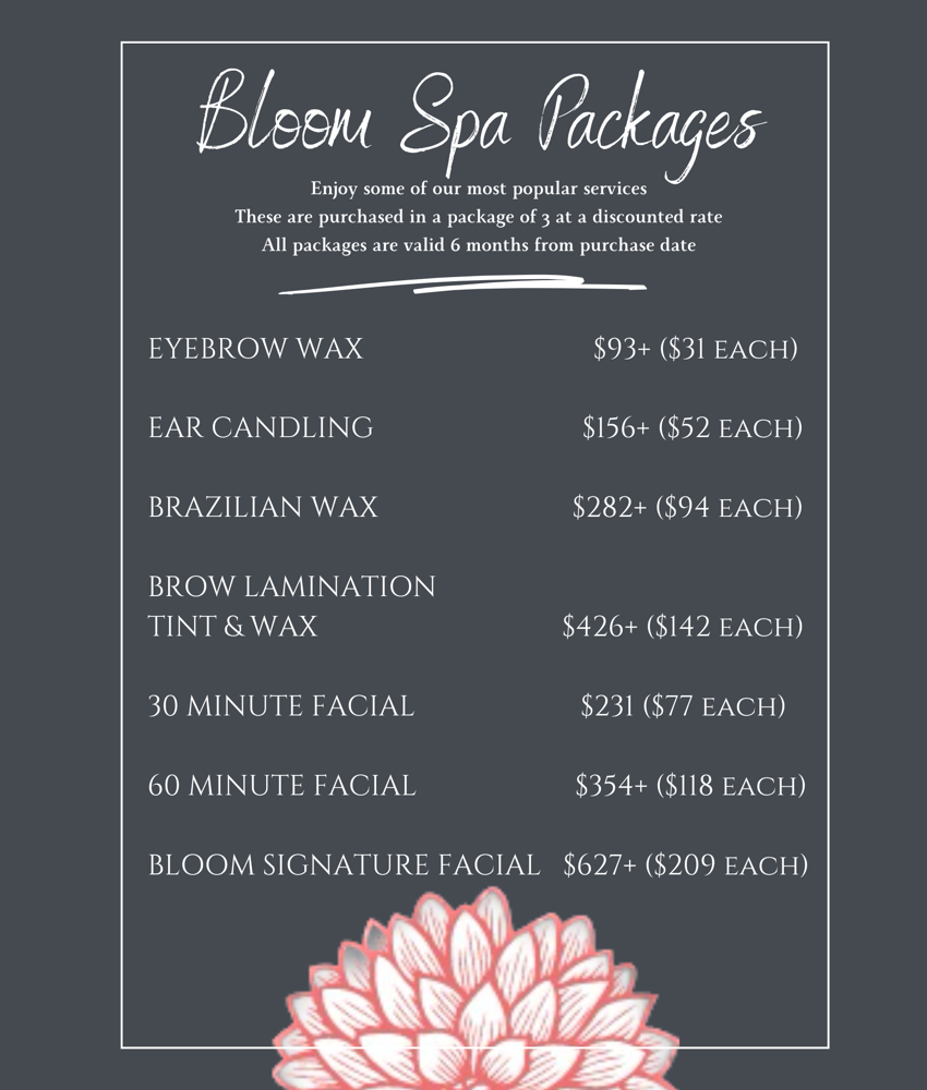 Package Bloom Signature Facial