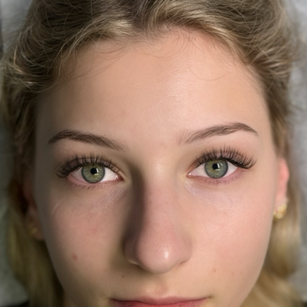 Hybrid Eyelash Extensions at LuxeAura Lashes and Spa Boston in Watertown, MA