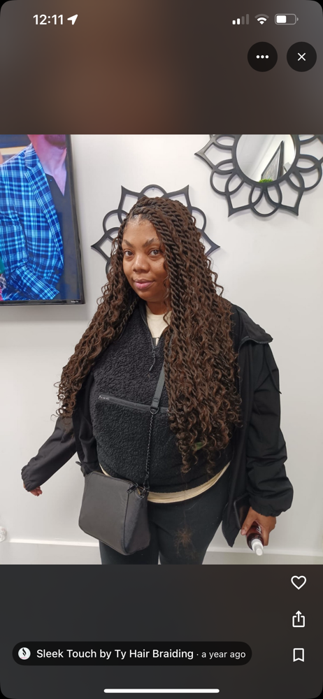 Island Twist Medium Waist Length