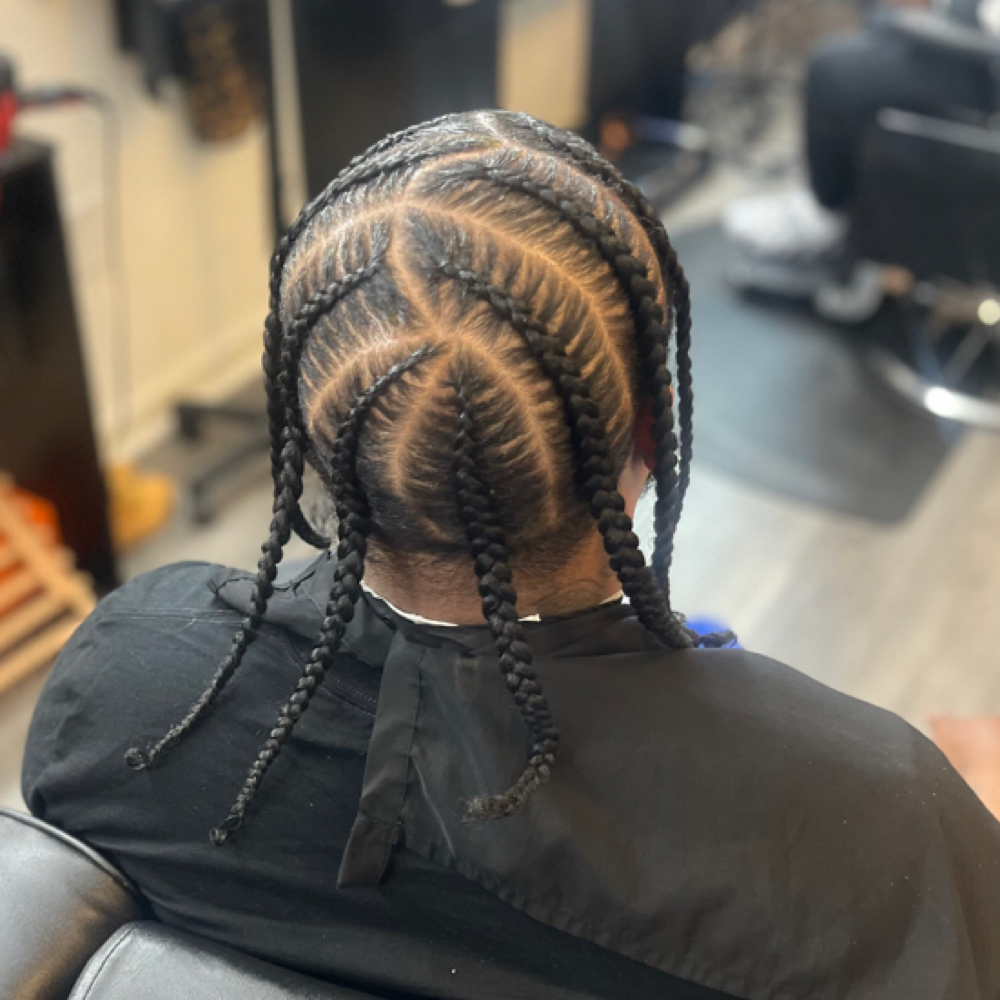 Braids/singles at Locs  by queen in Cleveland, OH