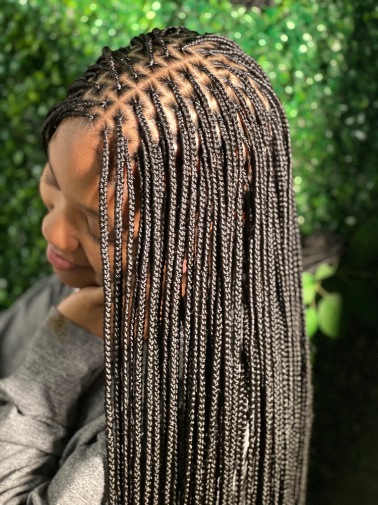 Small Knotless Braids