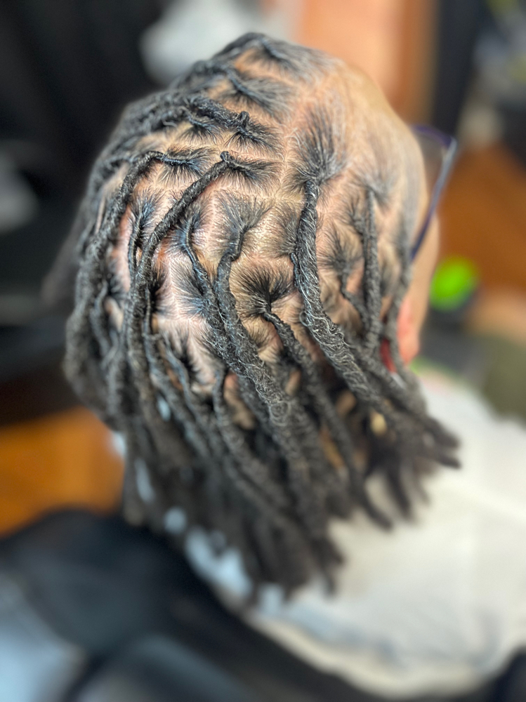 Locs Above Shoulder Under 70 Locs at Xtraglazed Therapies and Locs in Richmond, VA
