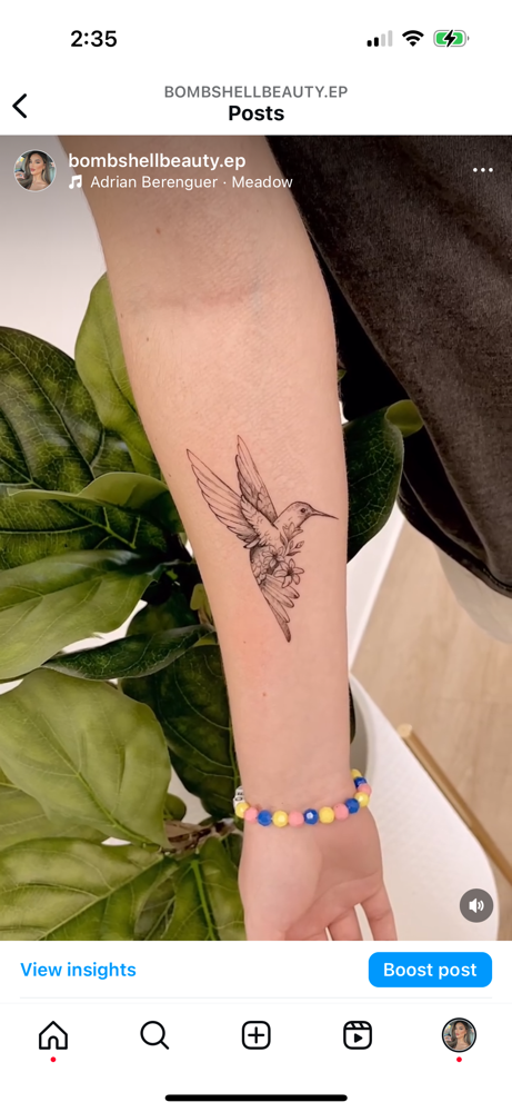 Micro Realism Tattoo 🕊️