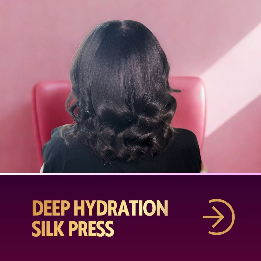 Deep Hydration Silk Press at Her Mane Therapy in Lewisville, TX