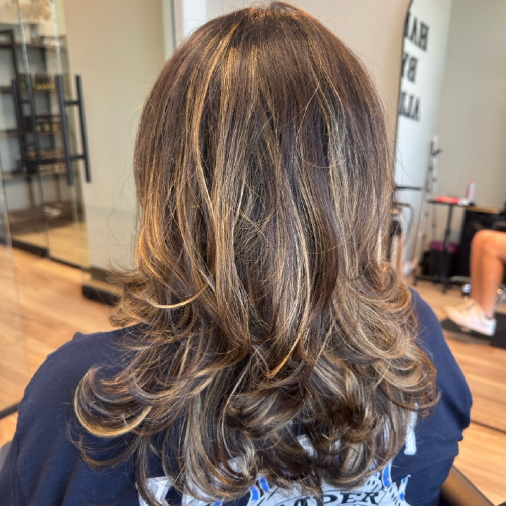 Non-Curly Haircut at Hair by Alisha Smartt in Independence, MO